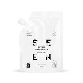 SEEN eco-refill pouch front view showing product branding and fragrance-free label, reduces plastic waste