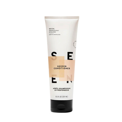 SEEN bottle front packaging showing product and benefit of gentle hydration