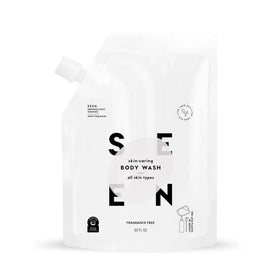 SEEN refill front view showing packaging and eco-friendly label benefits