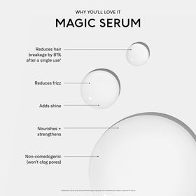 SEEN Magic Serum texture on hand, lightweight drop showing non-greasy finish