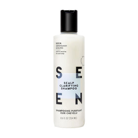 SEEN shampoo front packaging showing clean design and benefits