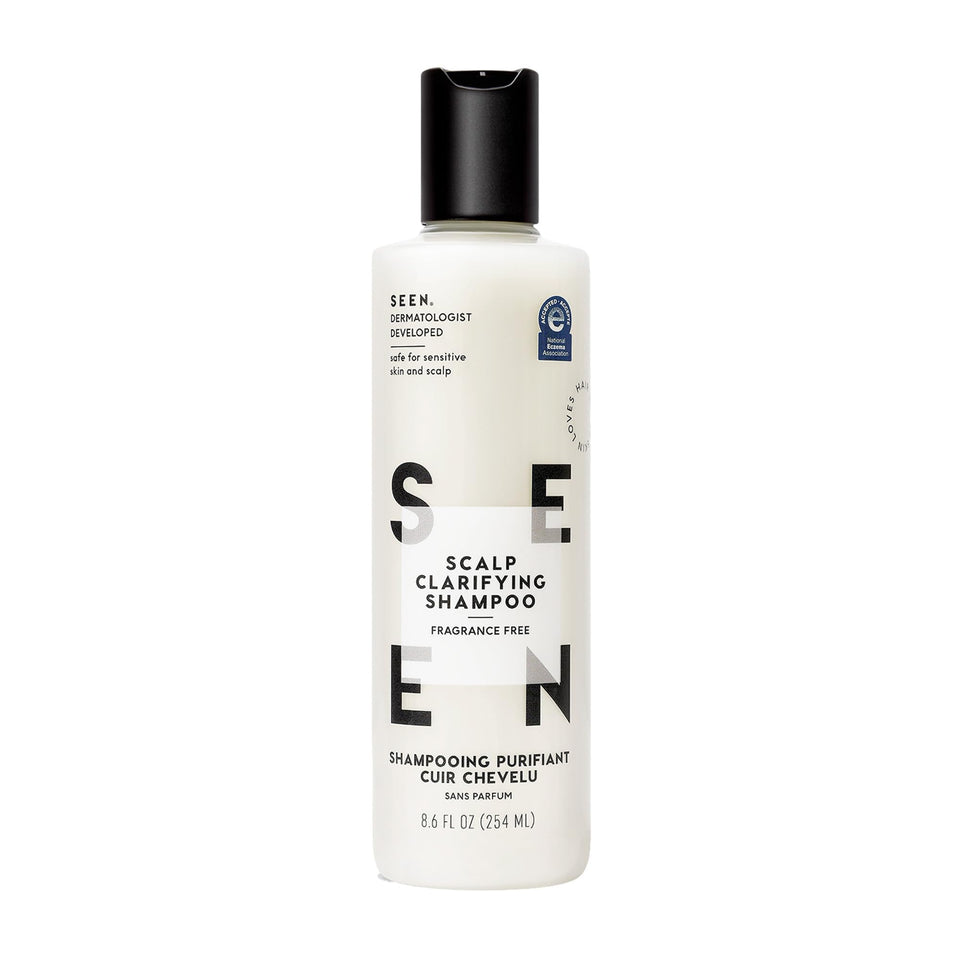 SEEN front packaging showing clean label and fragrance-free benefit