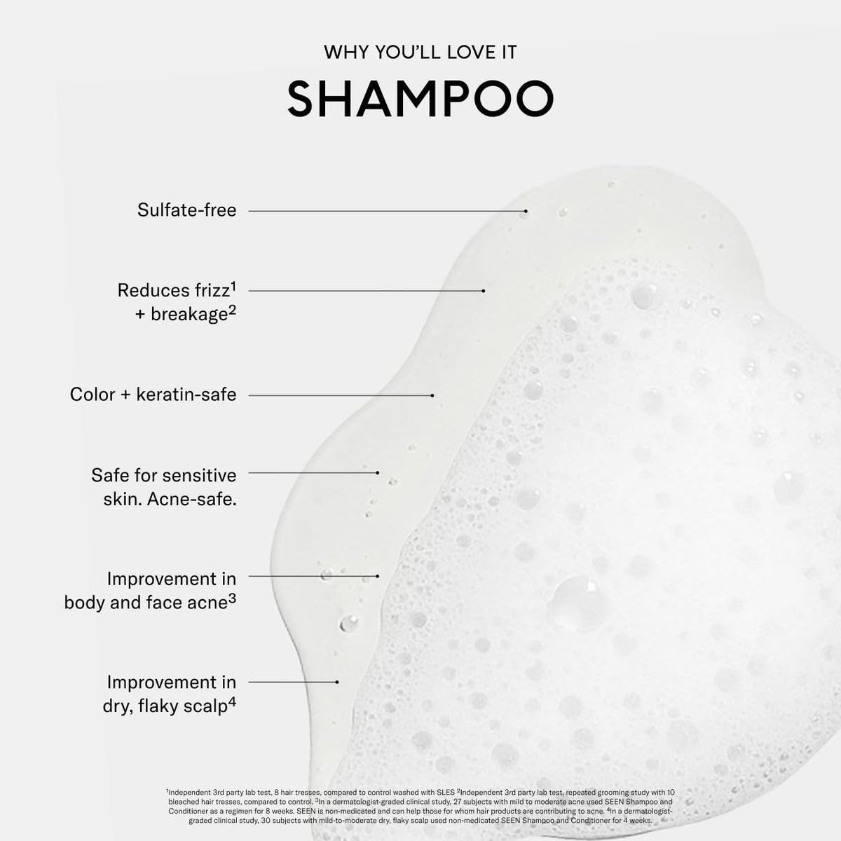 SEEN ingredient close-up highlighting bisabolol and hemisqualane soothing benefits