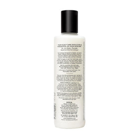 SEEN shampoo pump and label close-up highlighting ingredient claims