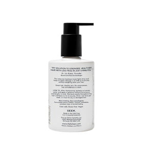 SEEN treatment mask texture close-up, highlights creamy non-greasy smoothness