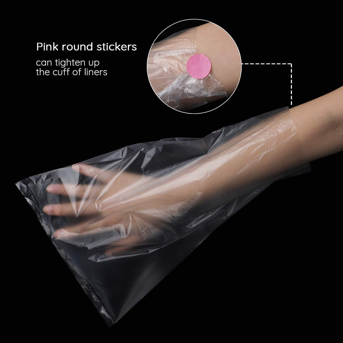 Segbeauty hand inside liner with wax showing convenient protection