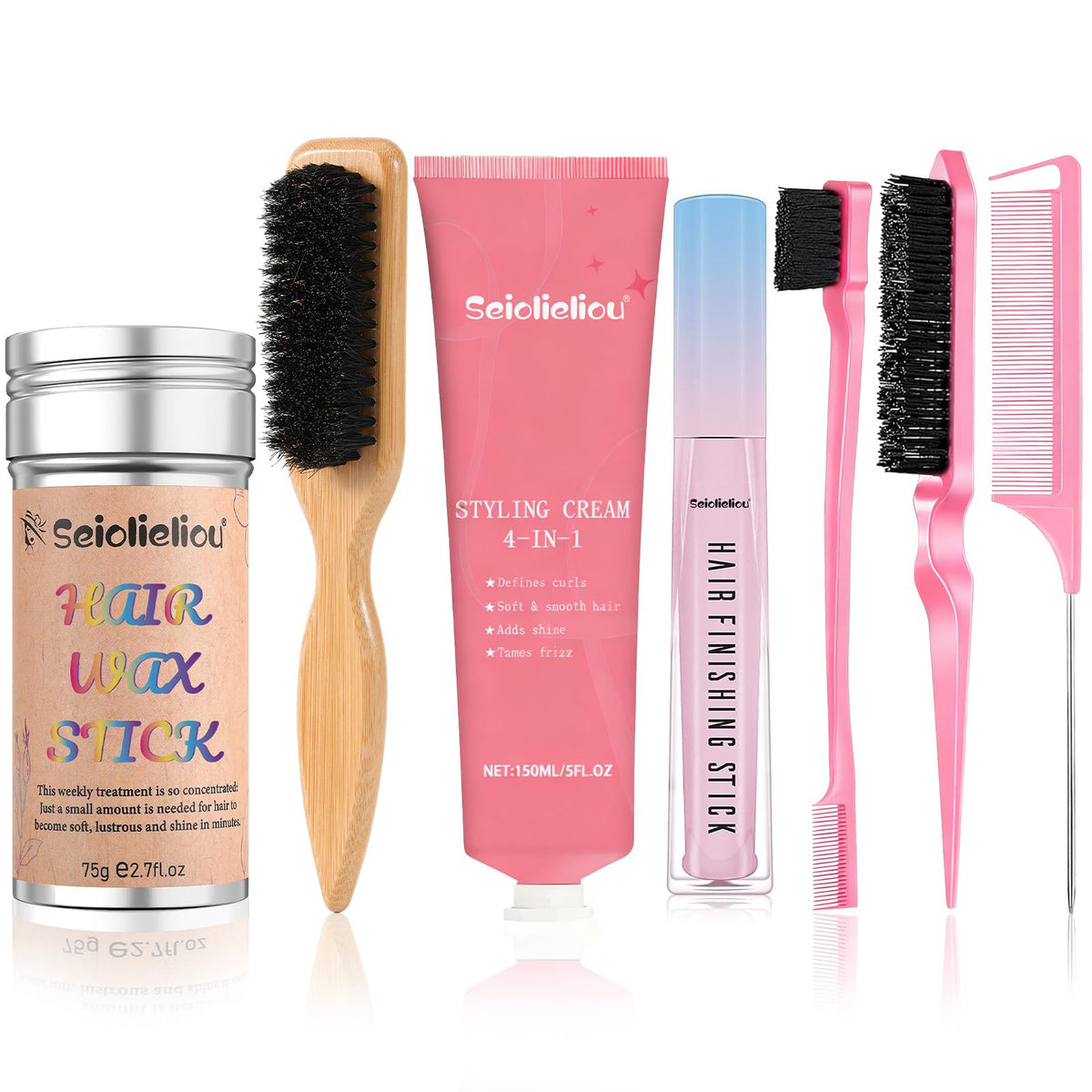 Seiolieliou front packaging showing full 4-in-1 kit and benefits