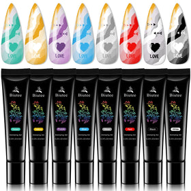 SEISSO front packaging showing eight stamping gel colors and kit benefits