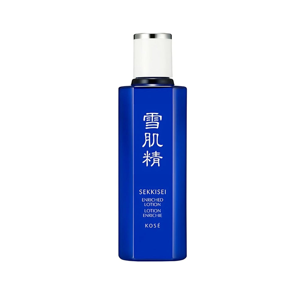 SEKKISEI bottle front view showing elegant packaging and hydration benefit
