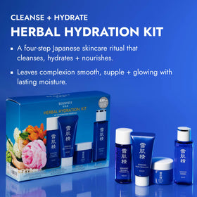 SEKKISEI cleansing oil close-up demonstrating gentle makeup removal