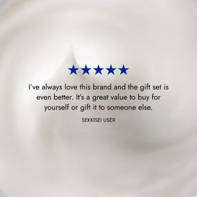 SEKKISEI cream wash foam texture demonstrating gentle purifying action