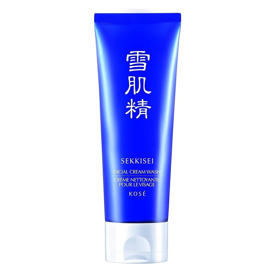 SEKKISEI front packaging showing cleanser and brand clarity