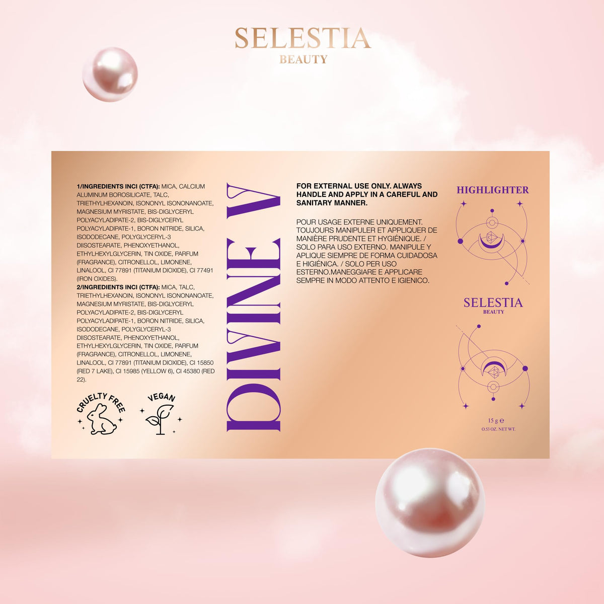 SELESTIA BEAUTY before and after face comparison showing buildable glow benefit