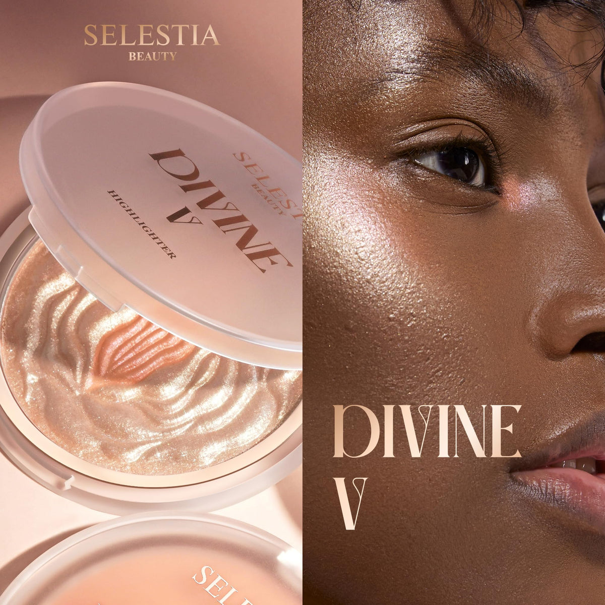 SELESTIA BEAUTY label and ingredients panel emphasizing cruelty-free formulation benefit