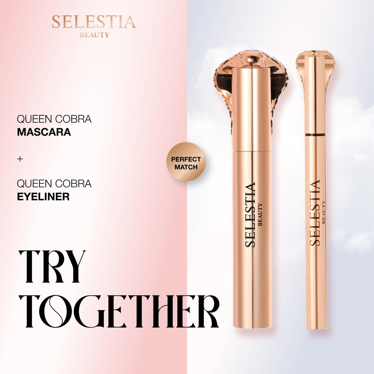 SELESTIA BEAUTY cap and tip detail highlighting quick-dry, no-flake finish benefit