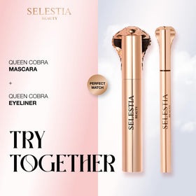 SELESTIA BEAUTY cap and tip detail highlighting quick-dry, no-flake finish benefit