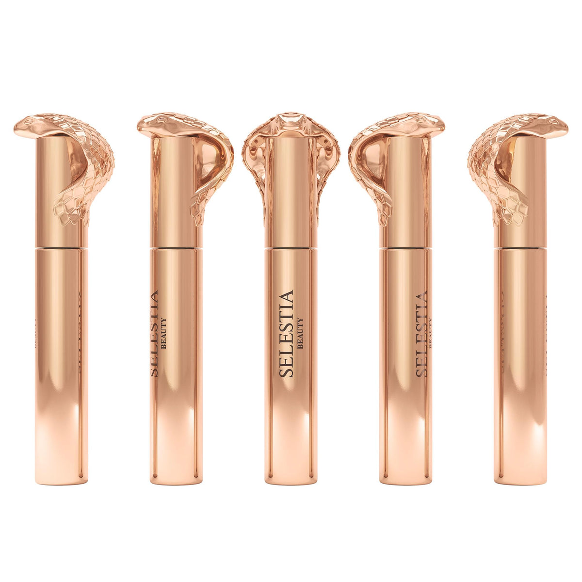 SELESTIA BEAUTY detailed gold-snake design packaging reflecting luxury style