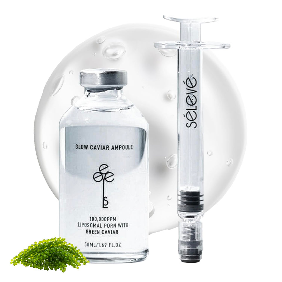 SELEVE front bottle close-up showing elegant packaging and brand hydration benefit
