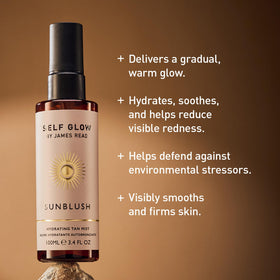 Self Glow by James Read spray nozzle detail demonstrating fine even mist benefit