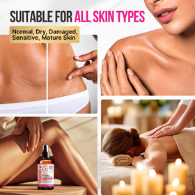 SELFWISE small amount on fingertips illustrating easy dosing and lightweight finish