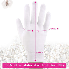 selizo gloves next to ruler showing 9-inch length for full hand coverage