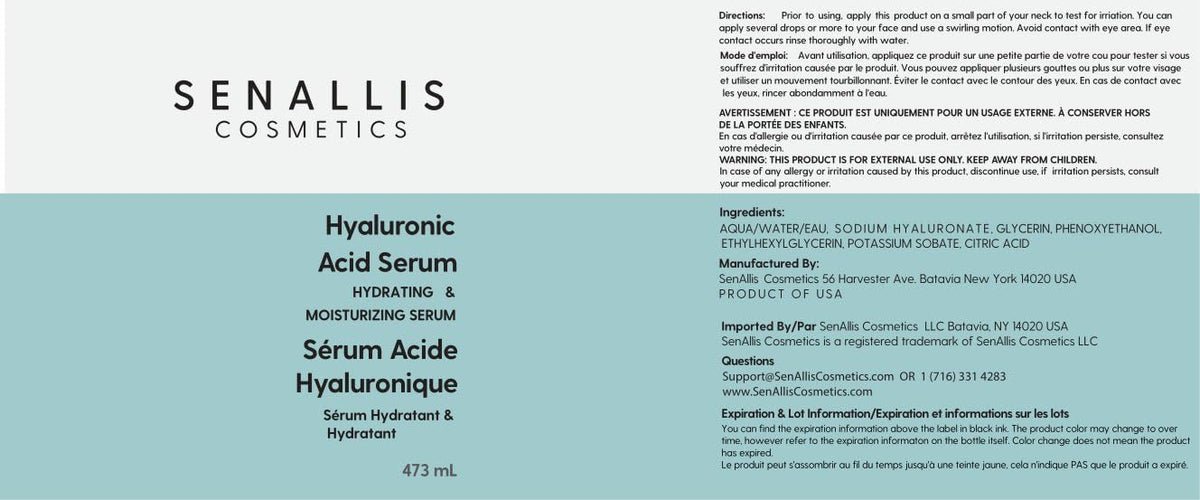 SenAllis serum on bathroom shelf with towel hinting daily skincare ritual