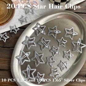 Seneeel clips worn in a half-up hairstyle adding decorative shine