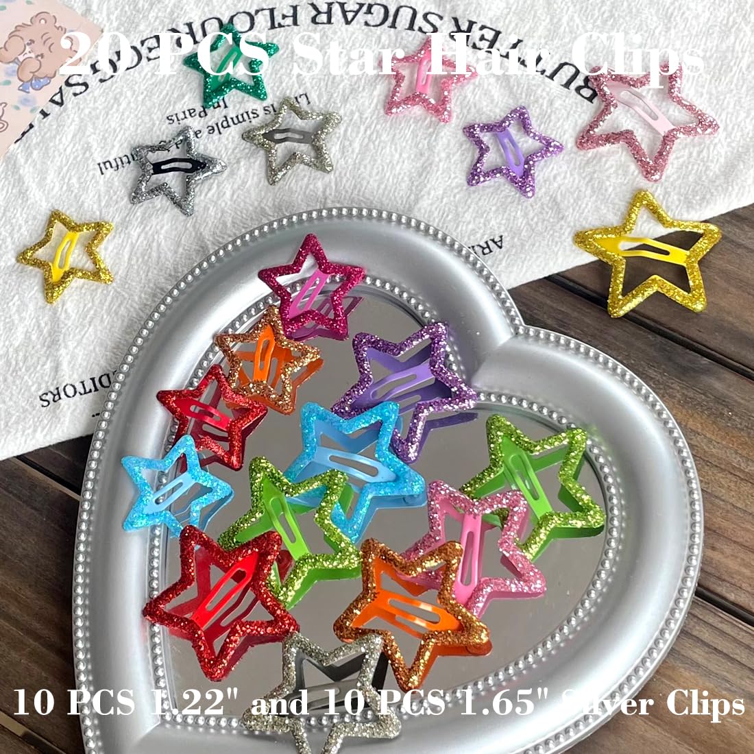 Seneeel clips styled in half-up hair adding decorative hold and flair