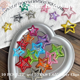 Seneeel clips styled in half-up hair adding decorative hold and flair