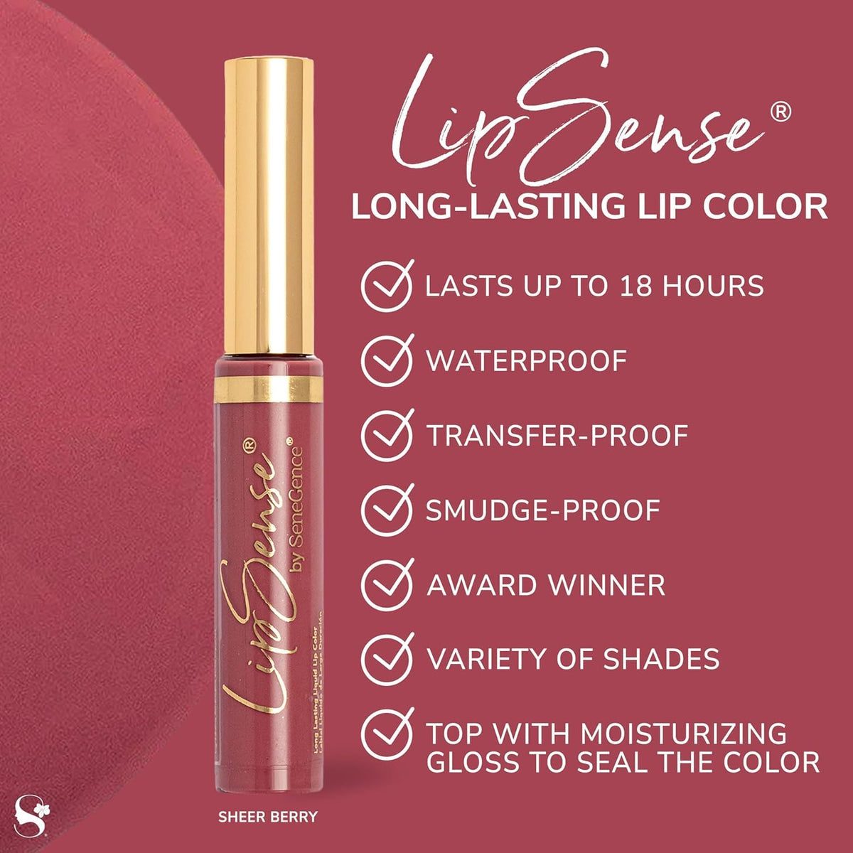 SeneGence LipSense arm swatches showing multiple shades for color choice
