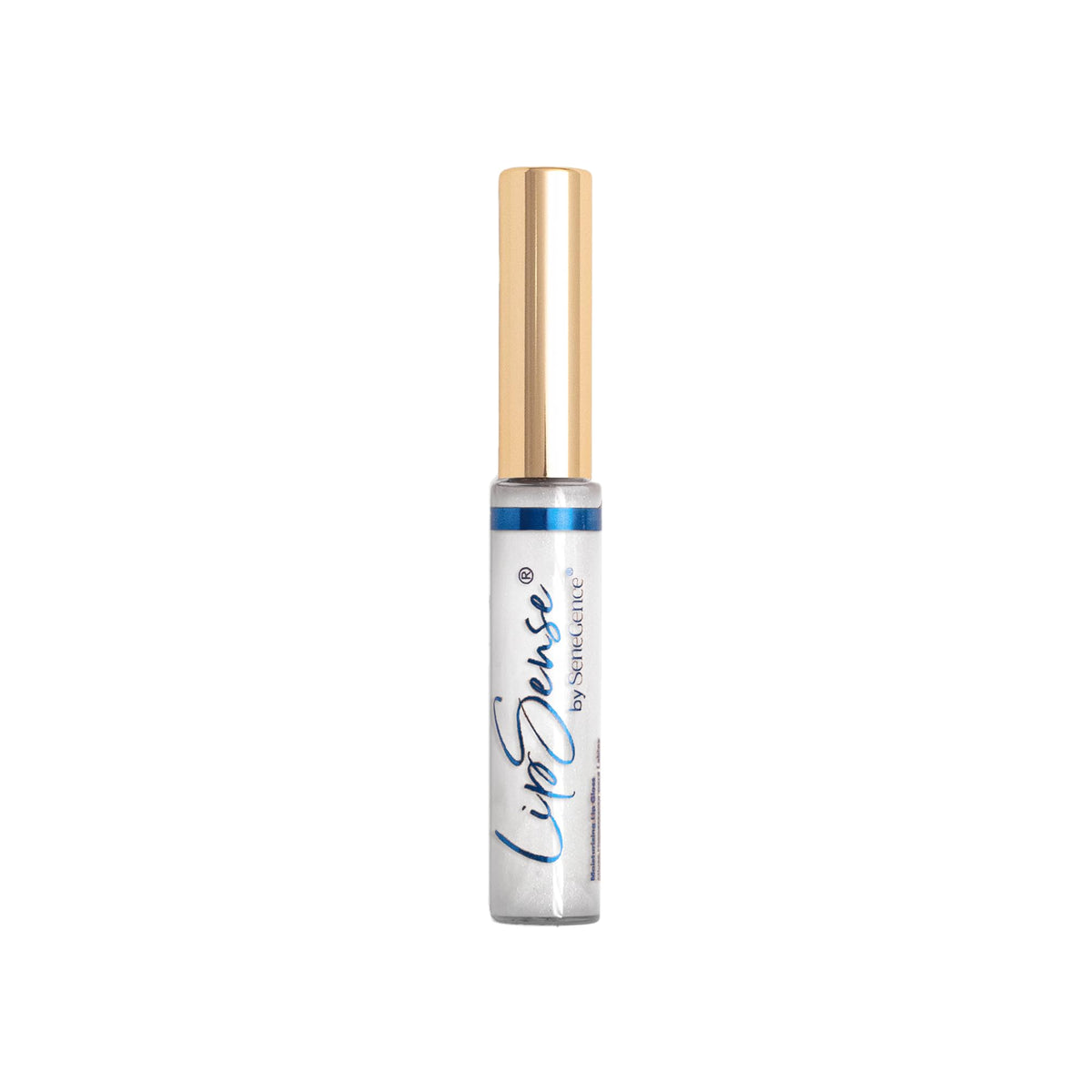 SeneGence LipSense front packaging showing gloss tube and brand benefit