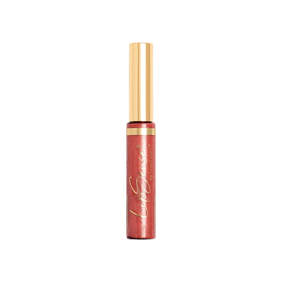 SeneGence LipSense front packaging showing bottle and label, long-lasting color benefit