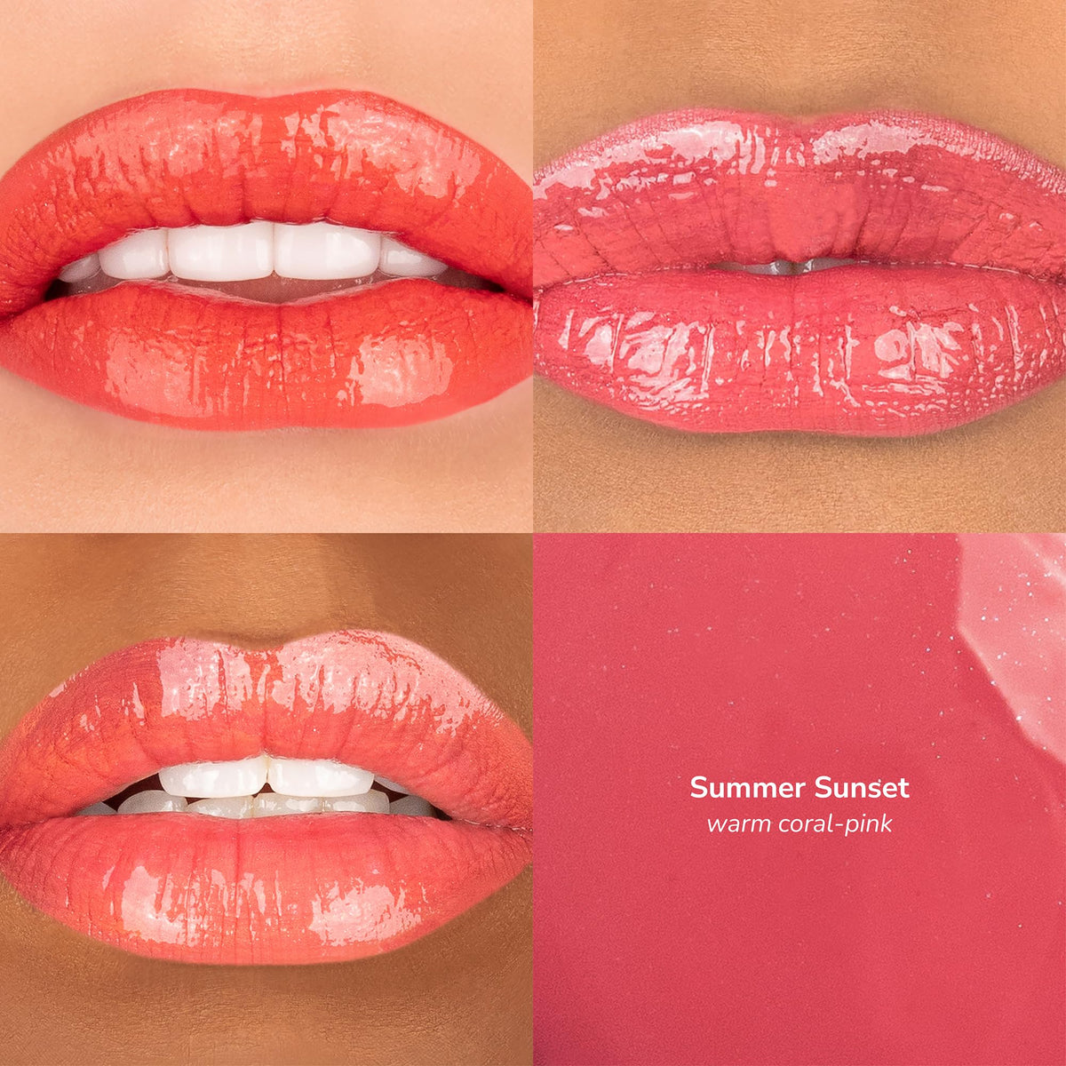 SeneGence Summer Sunset shade swatched on arm to show true color payoff benefit