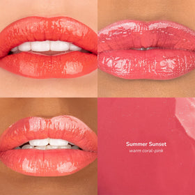 SeneGence Summer Sunset shade swatched on arm to show true color payoff benefit