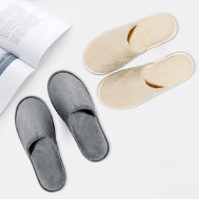 SENJUNSAFE slipper beside ruler showing size fit for most adult feet benefit