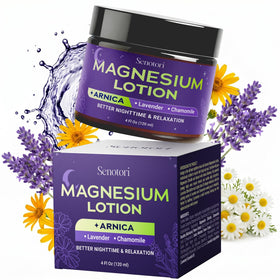 Senotori front packaging showing product and calming branding benefit sleep