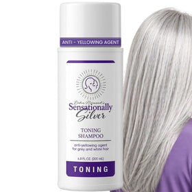 Robin Norwood's Sensationally Silver front bottle showing packaging and size benefit