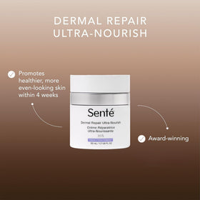 Senté cream texture close-up highlighting rich consistency for lasting hydration