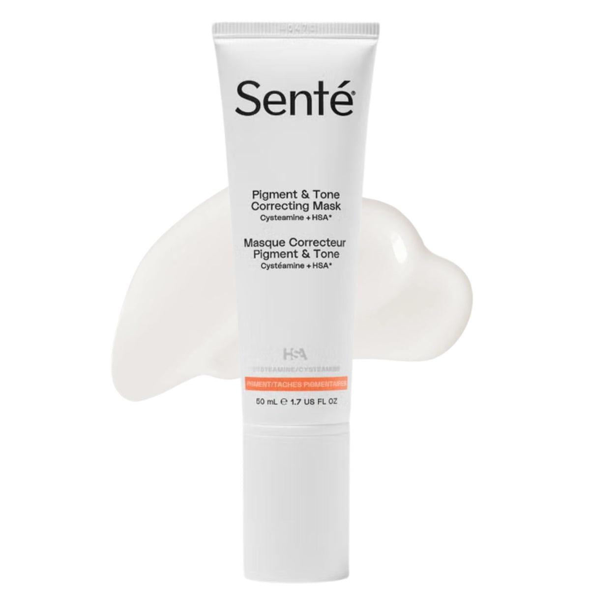 Sente product front packaging showing full label and benefits