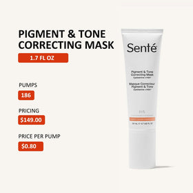 Sente 1.7 fl oz bottle next to common item showing actual size