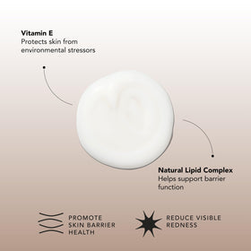Sente cleanser foam texture on hand demonstrating mild lathering benefit