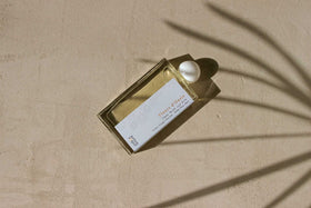Senteurs d'Orient close-up of oil texture on skin demonstrating lightweight absorption and nourishment