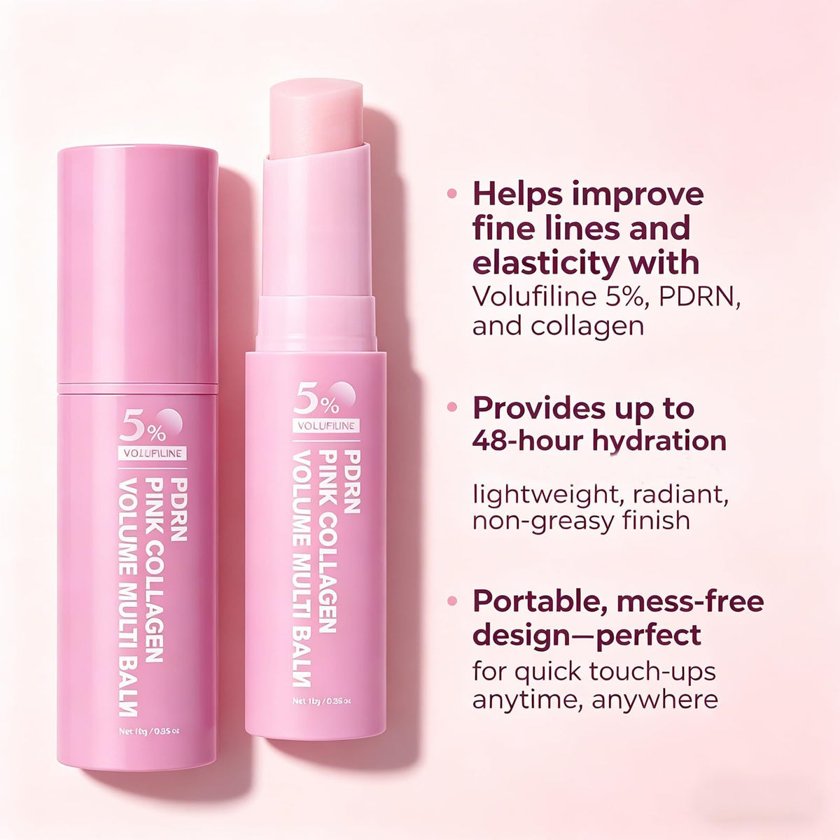 Seolys applied along neck and jawline for visible smoothing benefit