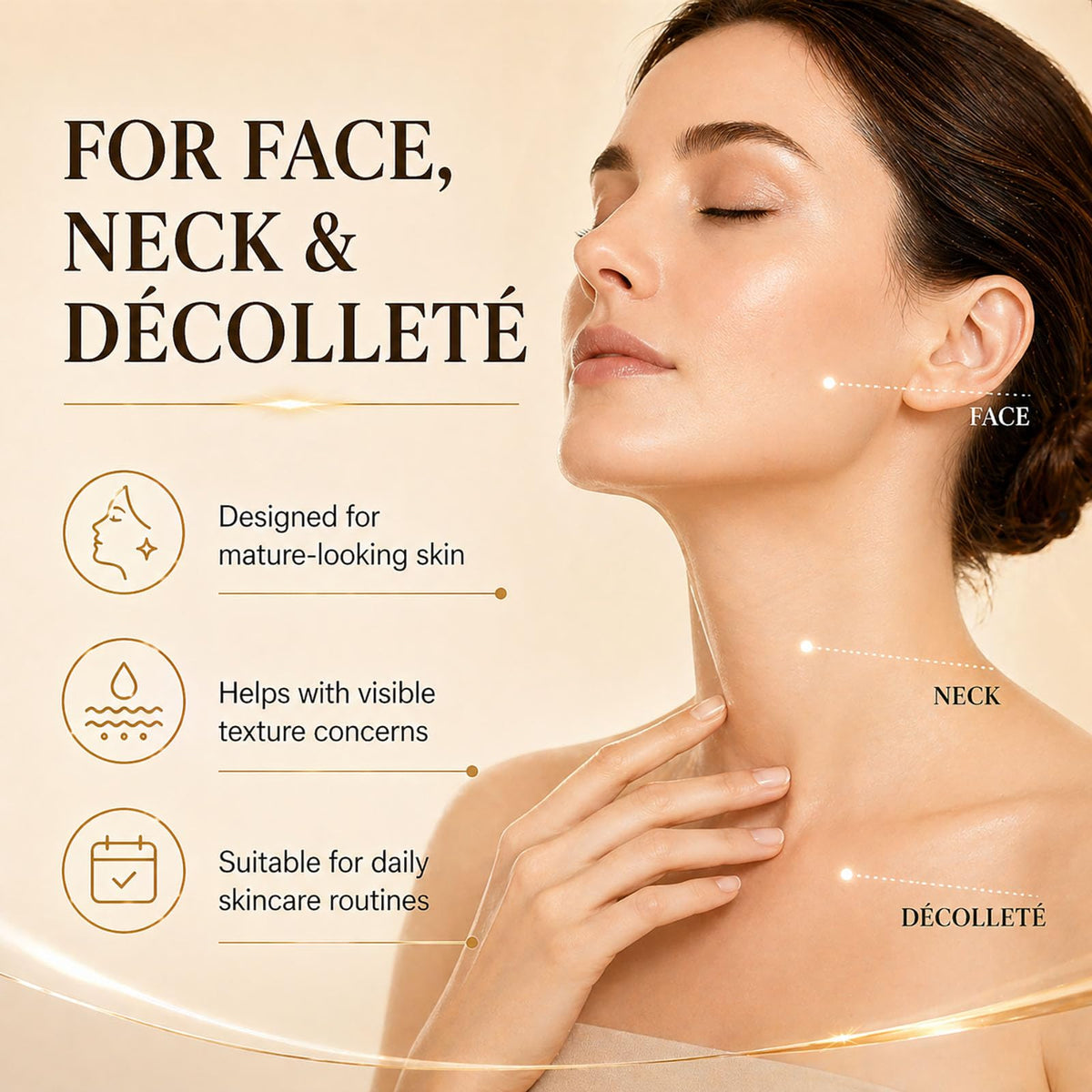 Seolys in a morning skincare setup with moisturizer and sunscreen for layering