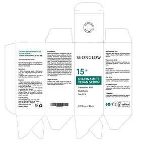 SEONGLOW applied to skin in morning routine with sunscreen for protective benefit