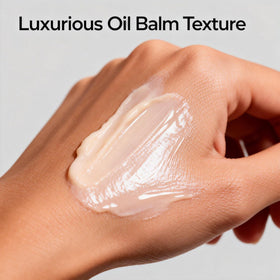 Seora Beauty applying cream to elbow, showing targeted body hydration benefit
