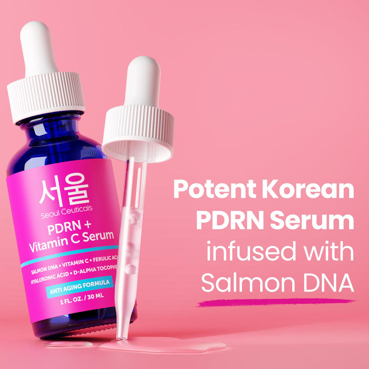 SeoulCeuticals absorption closeup on skin showing quick sink‑in hydration