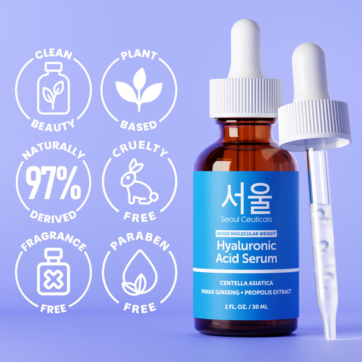 SeoulCeuticals applying serum on hand demonstrating quick absorption