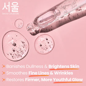 SeoulCeuticals before and after scale comparison, illustrating potential smoother-looking skin