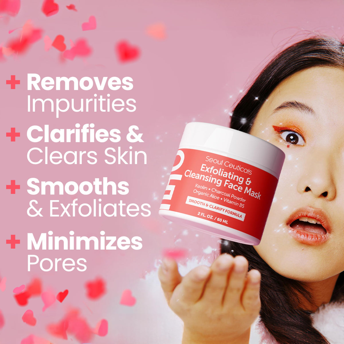 SeoulCeuticals creamy texture closeup highlighting smooth exfoliating consistency benefit